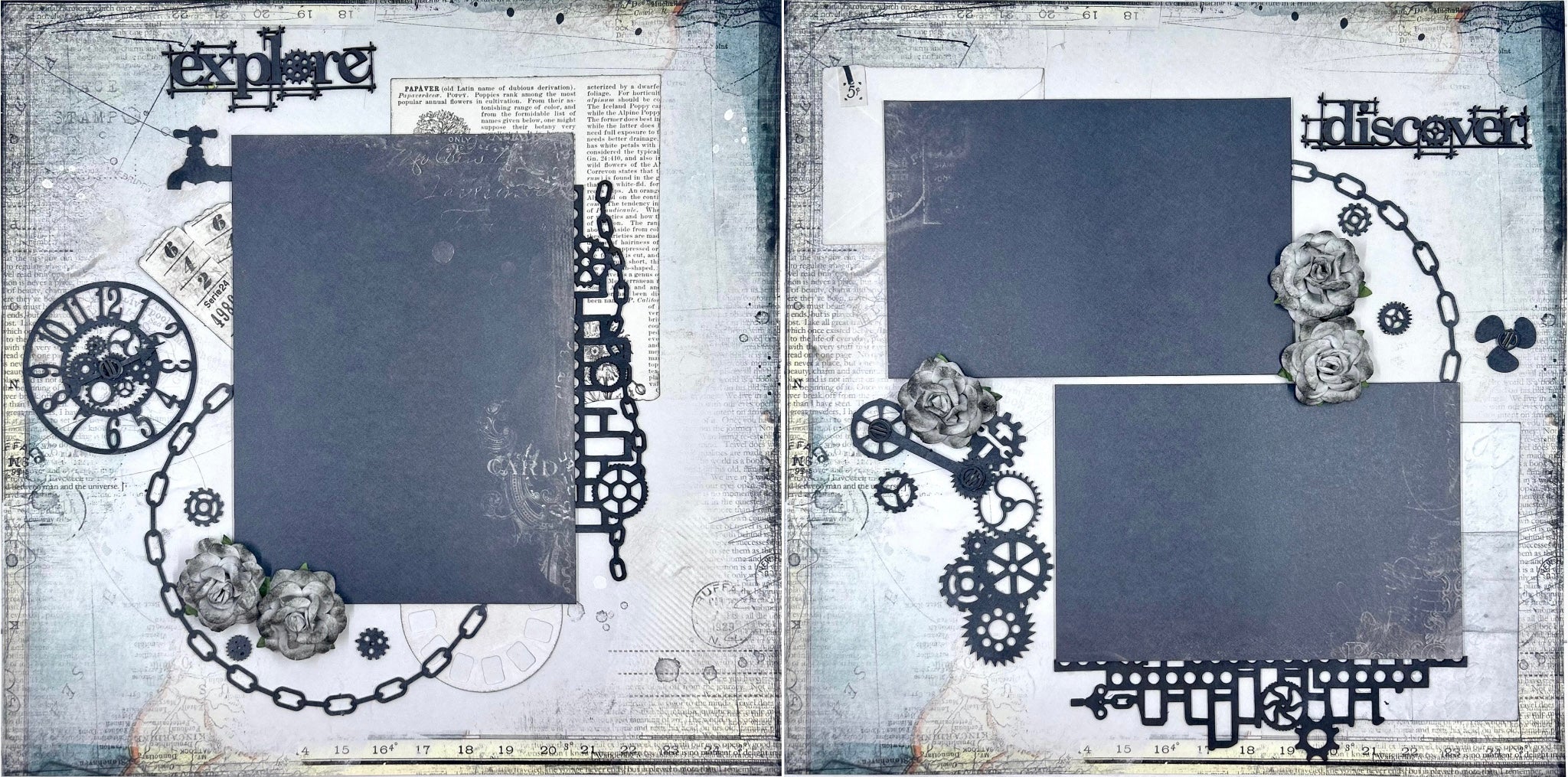 Geared Up 2-Page Layout